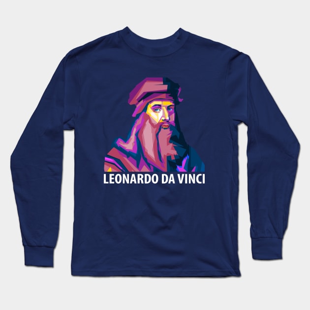 Davinci art Long Sleeve T-Shirt by Shuriken